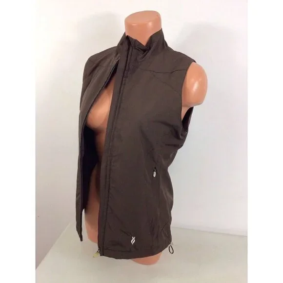 Lopez Golf Vest Sleeveless Full Zip Pockets Womens Small - Picture 4 of 7